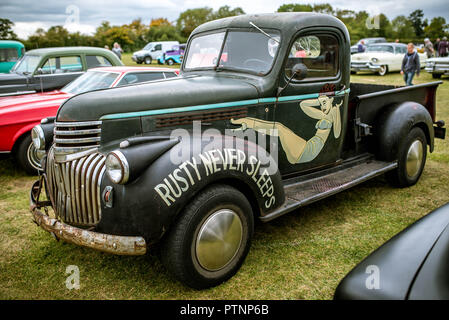 Chevy an stonham Scheunen American Car Show 2018 Stockfoto