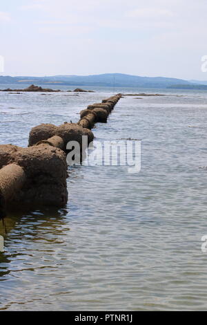 Lough Swilly, die durch County Donegal in Irland, bietet klare und clam Gewässern. Stockfoto