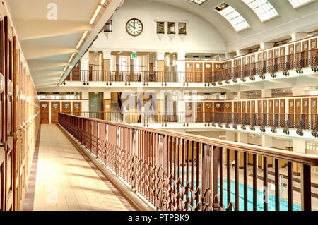 Wien, Amalienbad Stockfoto