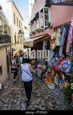 Gasse im Dorf von Sintra Stockfoto