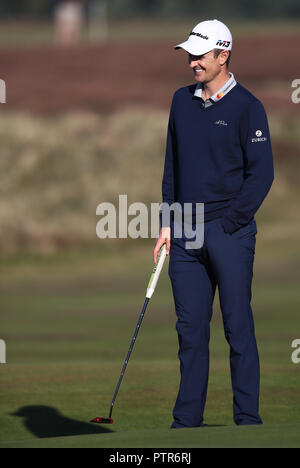 Justin Rose während der britische Meister - morgens an der Walton Heath Golf Club, Surrey Stockfoto