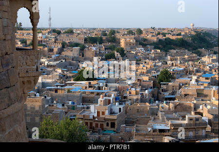 Das Bild der Stadt von Jaisalmer Fort in Jaisalmer, Rajasthan, Indien Stockfoto