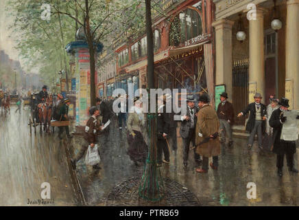 Beraud Jean - Les Grands Boulevards - Le Théâtre des Variétés Stockfoto