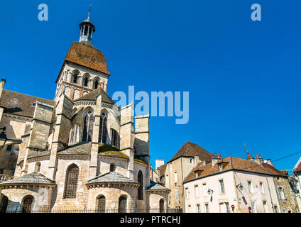 Basilika Notre Dame in Beaune, Frankreich Stockfoto