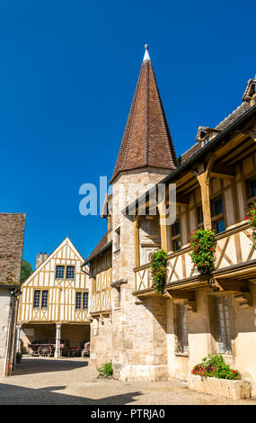 Traditionelle französische Häuser in Beaune-thr-Cote-d'Or in Burgund Stockfoto