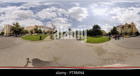 360 Grad Panorama Ansicht von Jiriho z Podebrad Namesti 1.