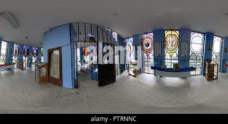 360 Grad Panorama Ansicht von Museum der Virgen del Panecillo, Quito - Ecuador