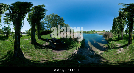 360 Grad Panorama Ansicht von Guntramsdorf Recreation Area