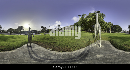 360 Grad Panorama Ansicht von Doramas Park #5