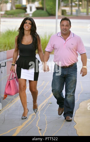 *** Foto ** Joe Giudice nach Zeit nach Italien abgeschoben werden. FORT LAUDERDALE, FL - Juni 21: Teresa Giudice und ihr Mann Joe Giudice fans grüßen und Zeichen Kopien von Ihrem Buch "Fabulicious auf dem Grill' an Bücher und Bücher im Museum für Kunst/Fort Lauderdale am 21. Juni 2013 in Fort Lauderdale, Florida. © MPI 10/MediaPunch Inc. Stockfoto