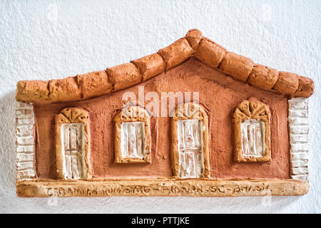 Handwerk arbeiten in Ribeirao da Ilha Bezirk. Florianopolis, Santa Catarina, Brasilien. Stockfoto