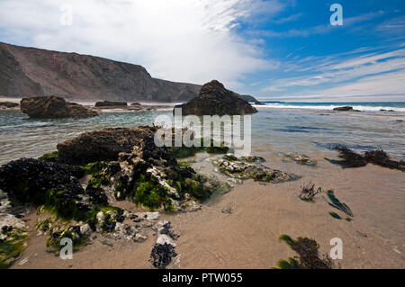 Der Strand von porthtowan in Cornwall, England, Großbritannien Stockfoto