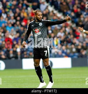 Leandro Bacuna der Lesung während der Sky Bet Championship Match in West Bromwich, West Bromwich Bild von David Linney +44 7714 278690 06/10/2018 Stockfoto