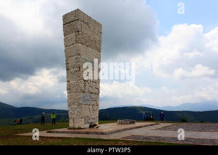 Partisan Denkmal auf Serbien Zlatibor Stockfoto