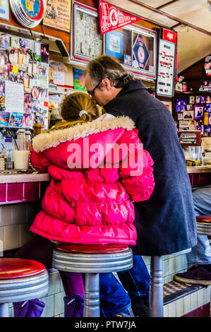 Miss Worcester Diner Worcester, Massachusetts, USA Stockfoto