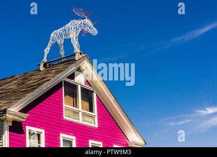 Main Street Bar Harbor, Maine, USA Stockfoto