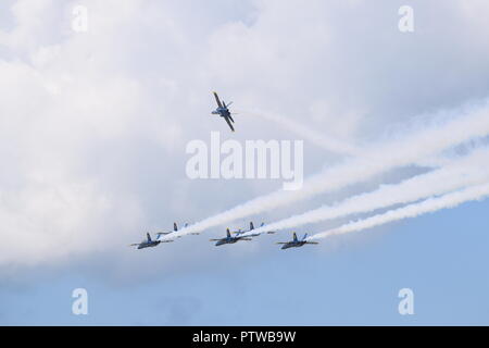 Praxis Anzeige Blue Angels Pensacola, FL Stockfoto