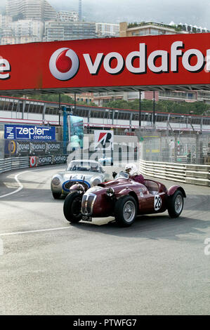 Frazer-Nash Le Mans Replica mit klassischen Rennwagen an den 2006 Monaco historische Rennen Stockfoto