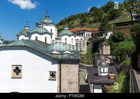 Mittelalterliche Kloster St. Joachim von Osogovo, Kriva Palanka, Region, Republik Mazedonien Stockfoto