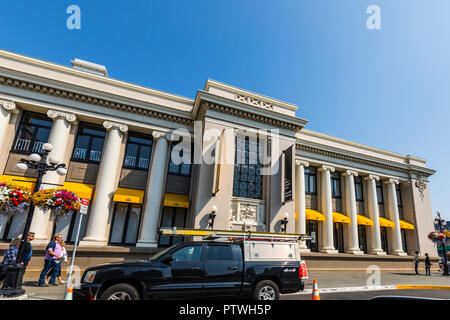 Die Steam Ship Terminal in Victoria, Vancouver Island, British Columbia Kanada Stockfoto