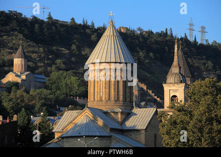 Georgien, Tiflis, Sioni Kathedrale, Kirchen, Skyline, Stockfoto