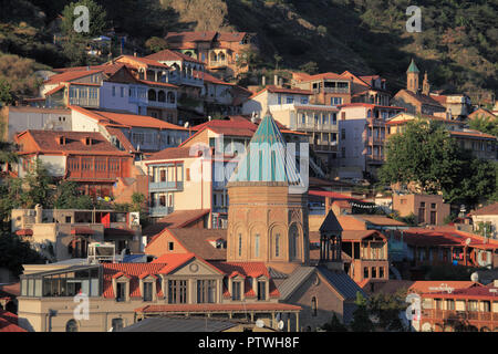 Georgien, Tiflis, Altstadt, Skyline, die traditionelle Architektur, Stockfoto