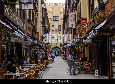 London Court, viktorianische Architektur, Mall, Perth, Western Australia Stockfoto