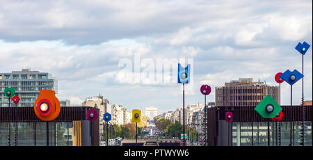 Becken Takis in Paris La Defense - Paris, Frankreich Stockfoto