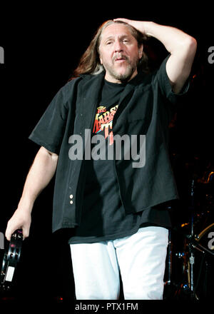 Doug Grau mit der Marshall Tucker Band im Konzert an die fundierte Beratung Amphitheater in West Palm Beach, Florida, am 12. Mai 2007. Stockfoto