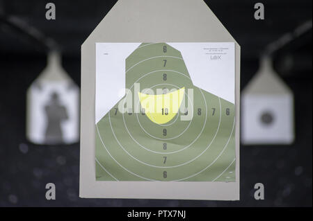 Die meisten Taktyczna modulowa Strzelnica (Modular Schießstand Die meisten) in Gdynia, Polen. 5.Oktober 2018 © wojciech Strozyk/Alamy Stock Foto Stockfoto