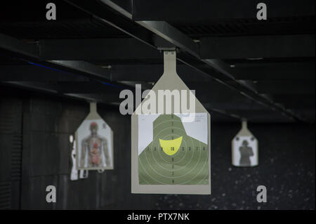 Die meisten Taktyczna modulowa Strzelnica (Modular Schießstand Die meisten) in Gdynia, Polen. 5.Oktober 2018 © wojciech Strozyk/Alamy Stock Foto Stockfoto