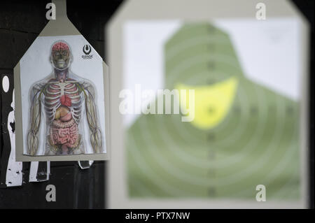 Die meisten Taktyczna modulowa Strzelnica (Modular Schießstand Die meisten) in Gdynia, Polen. 5.Oktober 2018 © wojciech Strozyk/Alamy Stock Foto Stockfoto