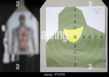 Die meisten Taktyczna modulowa Strzelnica (Modular Schießstand Die meisten) in Gdynia, Polen. 5.Oktober 2018 © wojciech Strozyk/Alamy Stock Foto Stockfoto