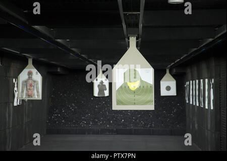 Die meisten Taktyczna modulowa Strzelnica (Modular Schießstand Die meisten) in Gdynia, Polen. 5.Oktober 2018 © wojciech Strozyk/Alamy Stock Foto Stockfoto