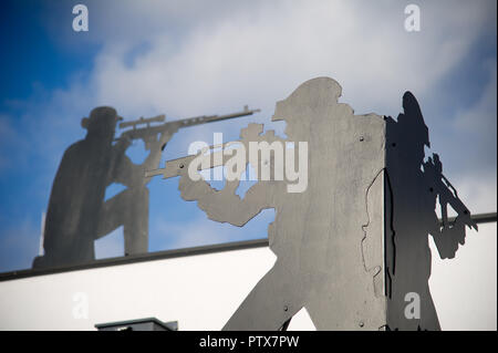 Die meisten Taktyczna modulowa Strzelnica (Modular Schießstand Die meisten) in Gdynia, Polen. 5.Oktober 2018 © wojciech Strozyk/Alamy Stock Foto Stockfoto