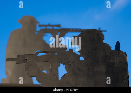 Die meisten Taktyczna modulowa Strzelnica (Modular Schießstand Die meisten) in Gdynia, Polen. 5.Oktober 2018 © wojciech Strozyk/Alamy Stock Foto Stockfoto