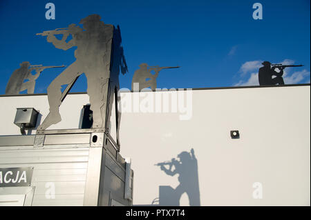 Die meisten Taktyczna modulowa Strzelnica (Modular Schießstand Die meisten) in Gdynia, Polen. 5.Oktober 2018 © wojciech Strozyk/Alamy Stock Foto Stockfoto