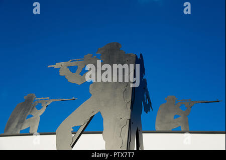 Die meisten Taktyczna modulowa Strzelnica (Modular Schießstand Die meisten) in Gdynia, Polen. 5.Oktober 2018 © wojciech Strozyk/Alamy Stock Foto Stockfoto