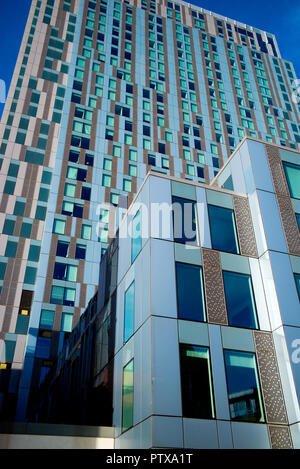 London moderne Architektur, Spitalfields, East London. Okt 2018 Stockfoto