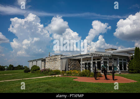 Besucherzentrum bei Antietam National Battlefield, Sharpsburg, Maryland Stockfoto