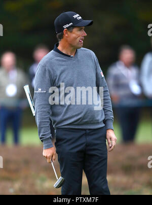 Padraig Harrington während der Tag einer der britischen Meister an der Walton Heath Golf Club, Surrey. Stockfoto