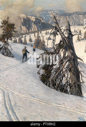 Jahn Gustav - Motiv aus dem Rax-Schneeberggebiet Stockfoto