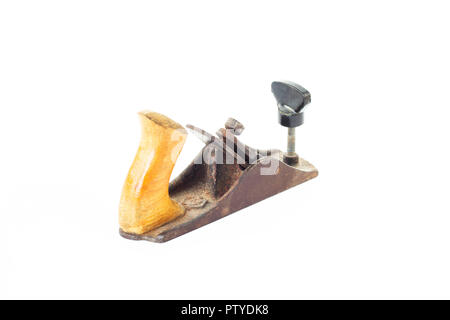 Ein kleines Flugzeug für Holzschnitzerei, Nahaufnahme, isolateA kleines Flugzeug für Holzschnitzerei, Nahaufnahme, Isolieren, vorschäler, zu versuchen - Flugzeug, professionelle Stockfoto