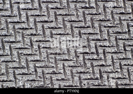 Textur einer Gummimatte mit einem Muster, close-up Stockfoto