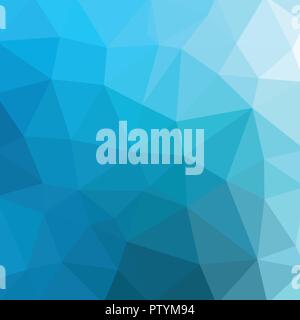 Low Poly abstrakt blau hintergrund, bestehend aus Dreiecken. Vector Art. Stock Vektor