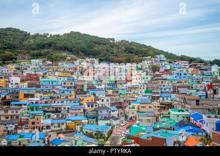 Berühmten Attraktion Gamcheon Culture Village, Korea Stockfoto