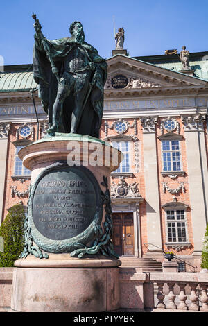 Gustavo Erici Statue vor riddarhuset oder Haus des Adels. in Stockholm, Schweden Stockfoto