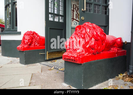 Das Red Lion Public House, Castelnau, Barnes, London, SW13, Großbritannien Stockfoto