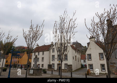 Folgende Sehenswürdigkeiten: Culross Palace, Royal Burgh der folgende Sehenswürdigkeiten: Culross, Dunfermline, Fife, Schottland, Vereinigtes Königreich Stockfoto