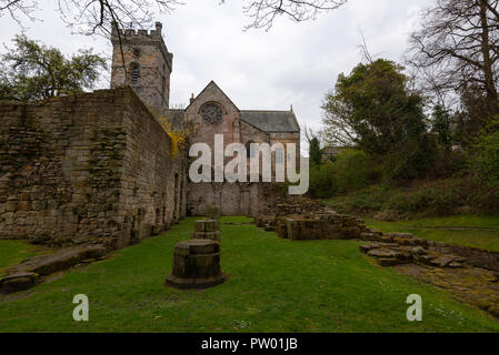 Abtei in folgende Sehenswürdigkeiten: Culross, Dunfermline, Fife, Schottland, Vereinigtes Königreich Stockfoto